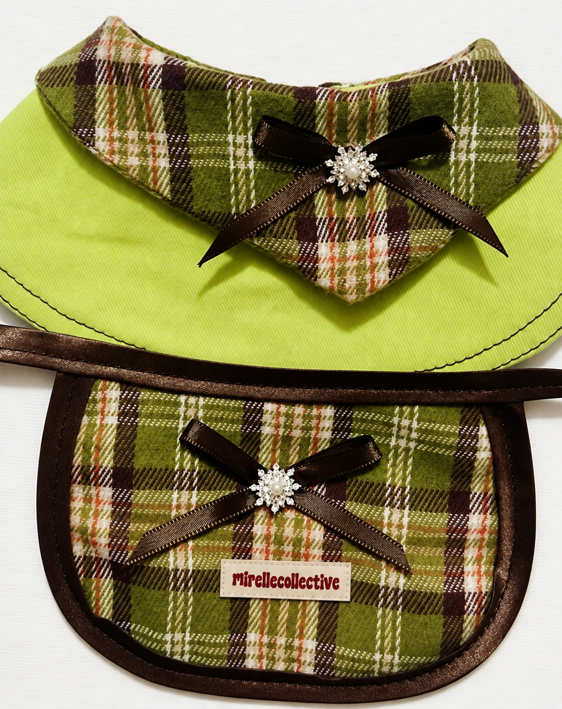 Cozy Plaid Vintage Pet Bandana