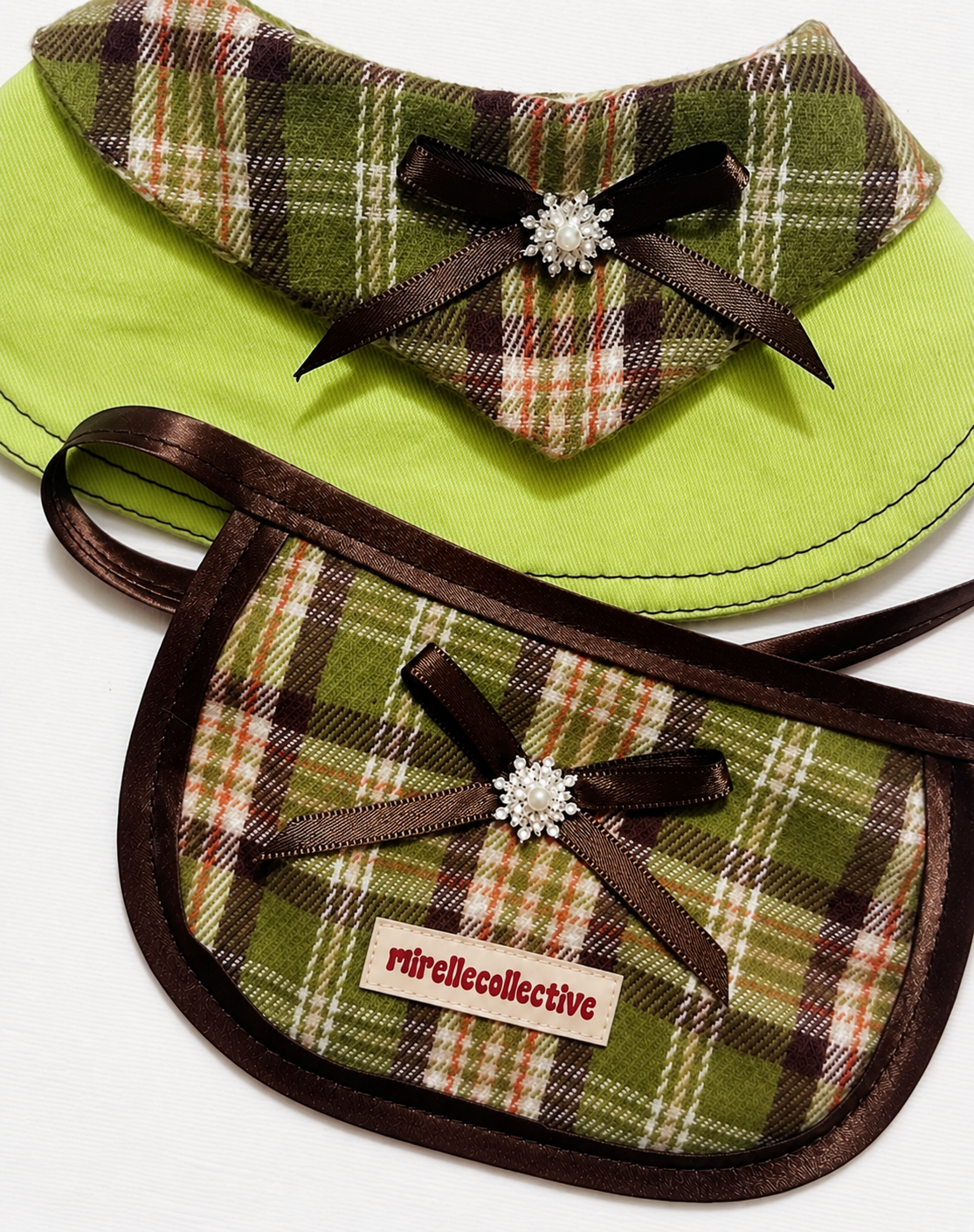 Cozy Plaid Vintage Pet Bandana