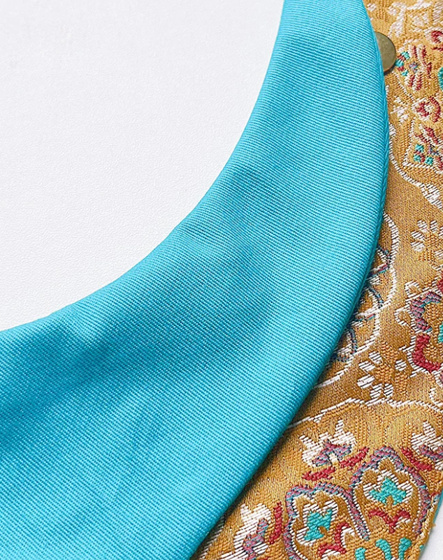 Golden Meadow Embroidered Pet Bandana