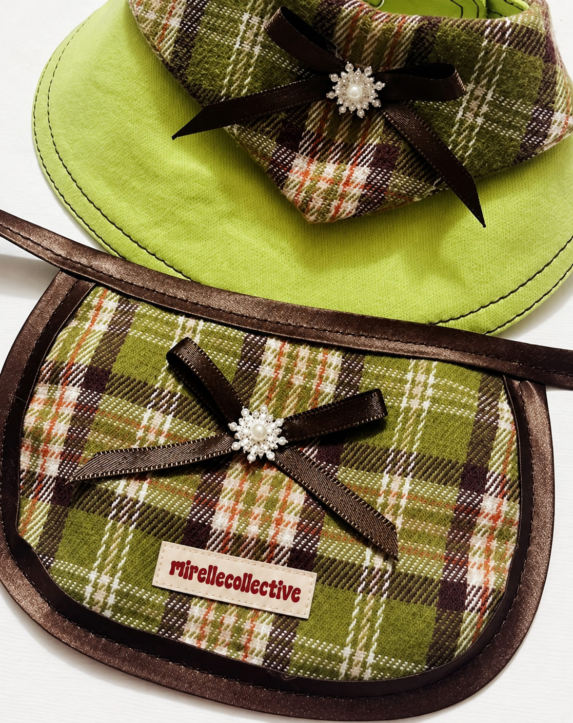 Cozy Plaid Vintage Pet Bandana