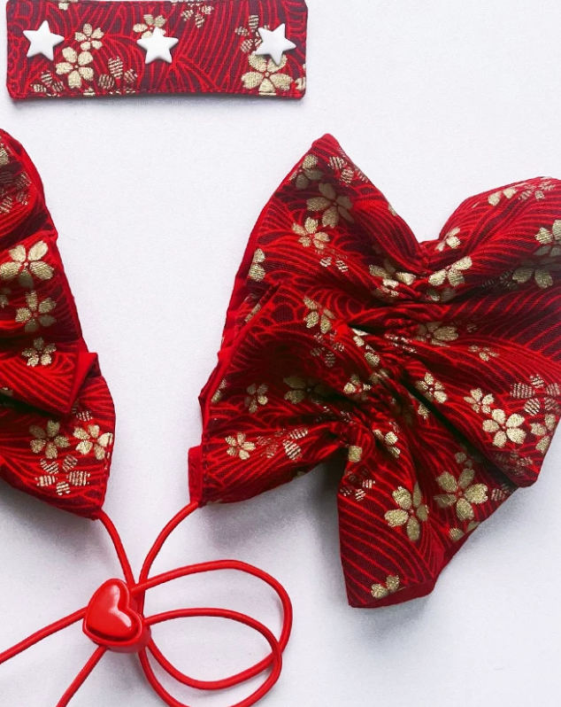 Golden Sakura Limited Edition Pet Ear Wrap